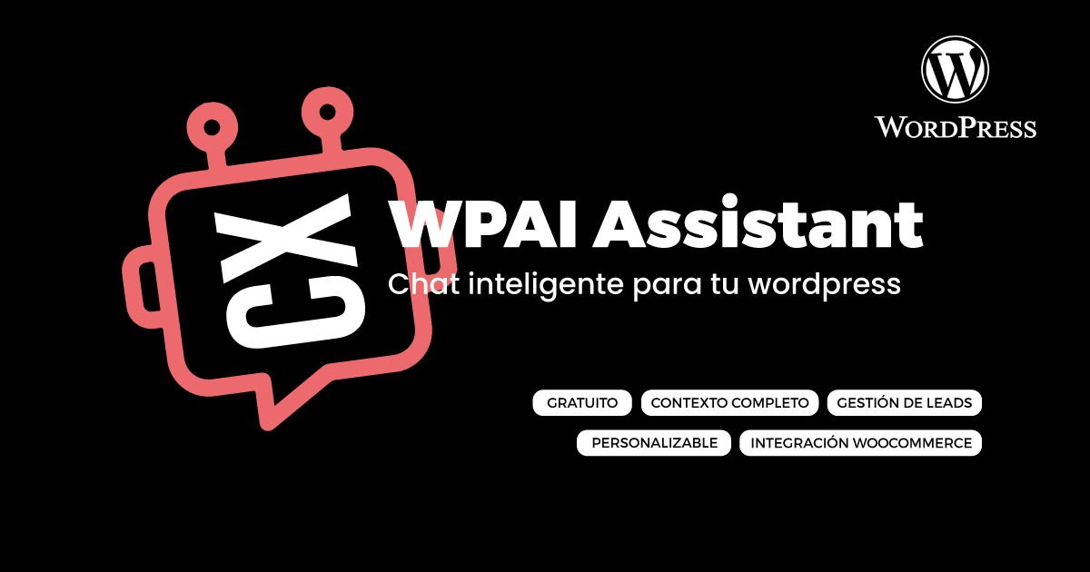 Imagen del artículo: WP AI Assistant: Chatbot con Inteligencia Artificial para WordPress (Gratis) - Añade un asistente virtual con IA a tu WordPress en 5 minuto